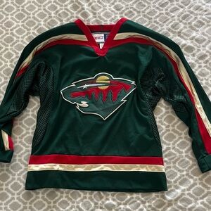 Youth L/XL Minnesota Wild NHL Hockey Jersey